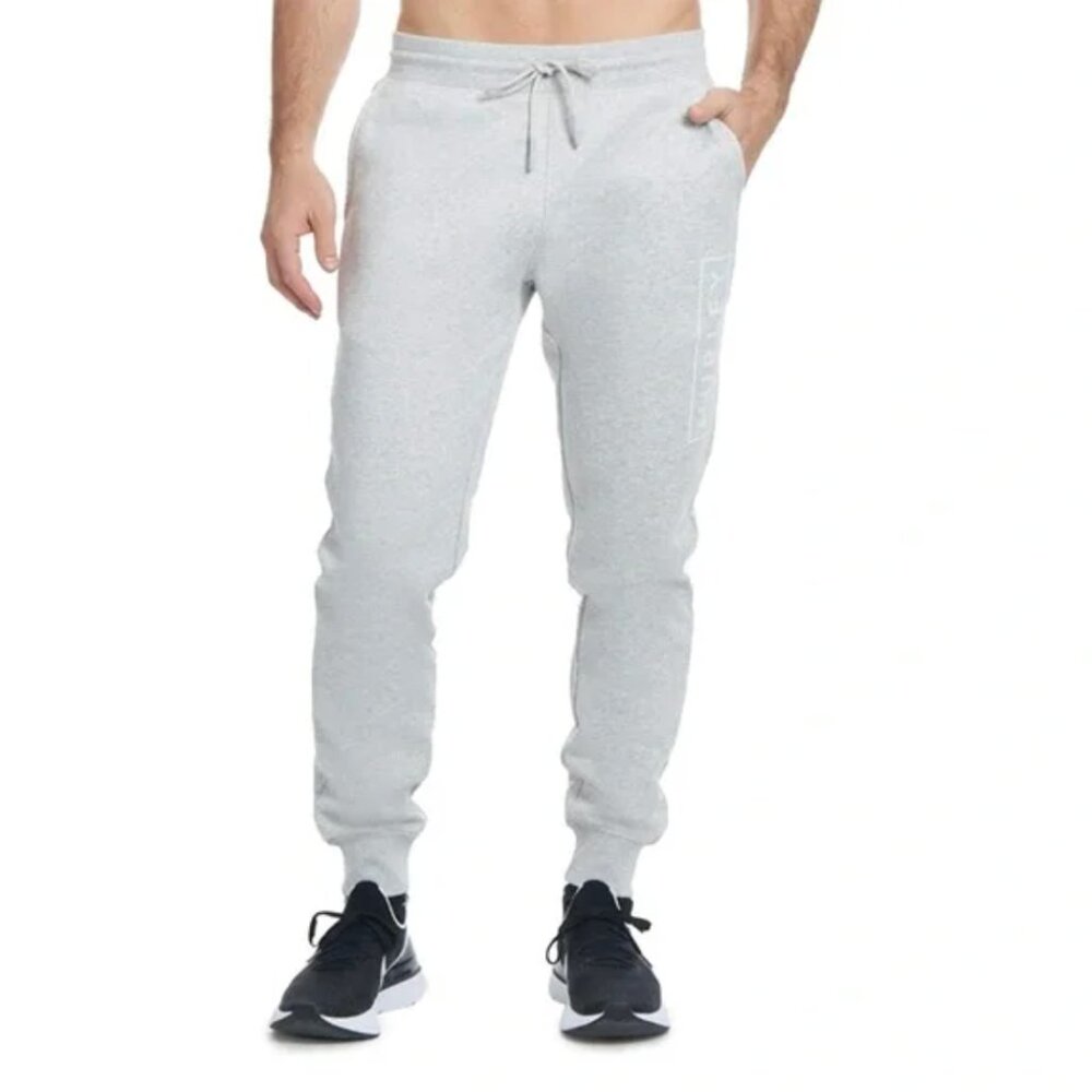 Hurley Heather Grey Boxed Logo Fleece Jogger S